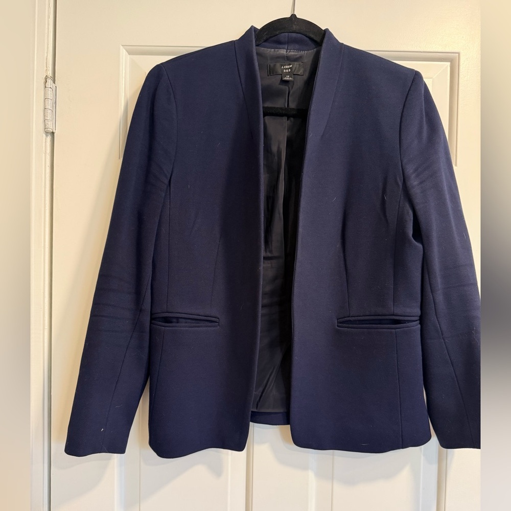 J.Crew Navy Schoolboy Blazer | Size 12 | Classic Tailored Jacket